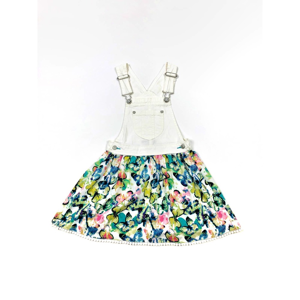 Jordache Girls Summer Overall White Size S/CH 6-6